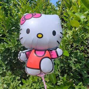 10 Small Hello Kitty Mylar Balloons